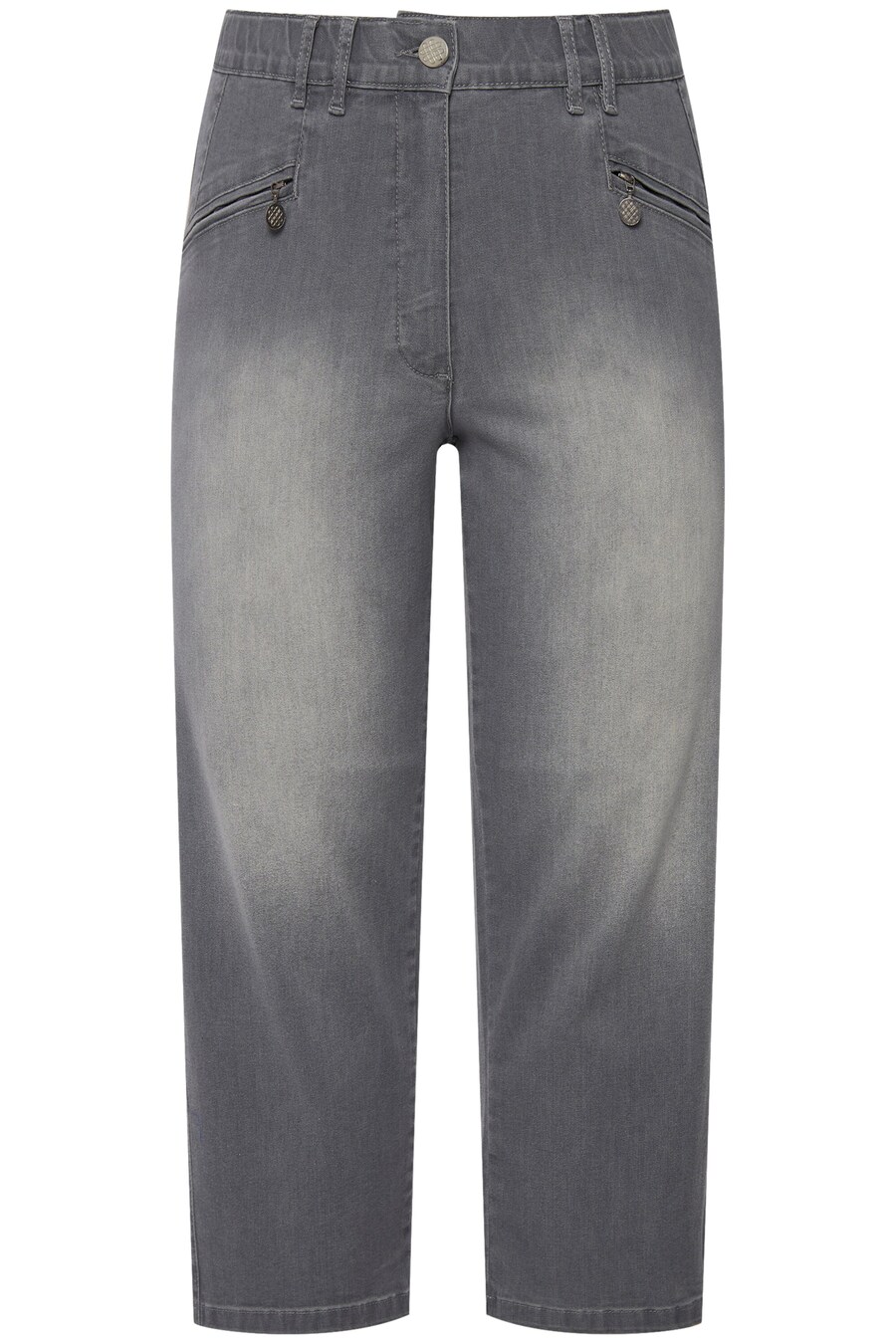 Узкие джинсы Ulla Popken, светло-серый 
Узкие джинсы Ulla Popken, светло-серый