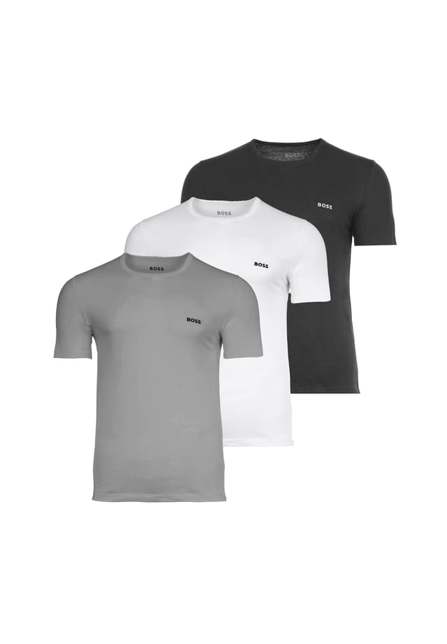 Футболка в упаковке 3 шт. - классическая круглая горловина с коротким рукавом хлопок Boss, мультиколор
Футболка в упаковке 3 шт. - классическая круглая горловина с коротким рукавом хлопок Boss, мультиколор