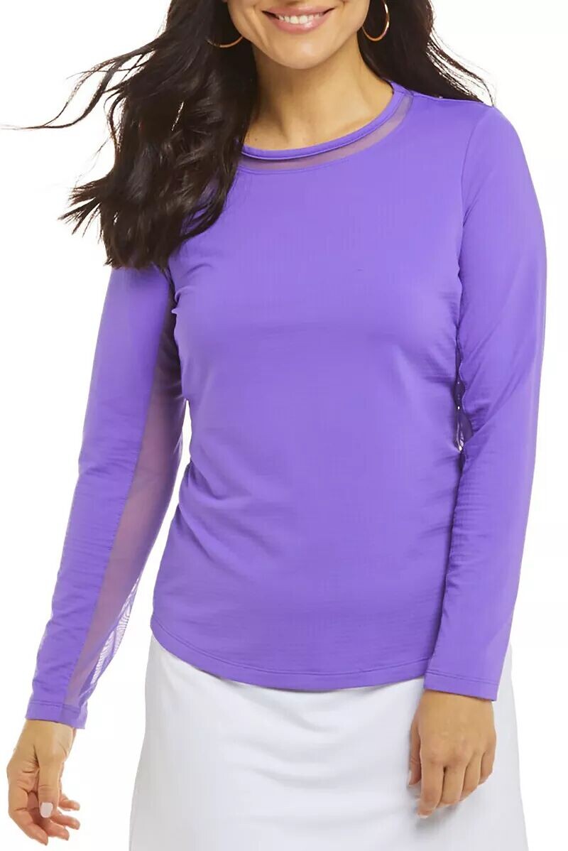 Ibkul Женская сетчатая футболка с круглым вырезом с длинными рукавами
Ibkul Женская сетчатая футболка с круглым вырезом с длинными рукавами