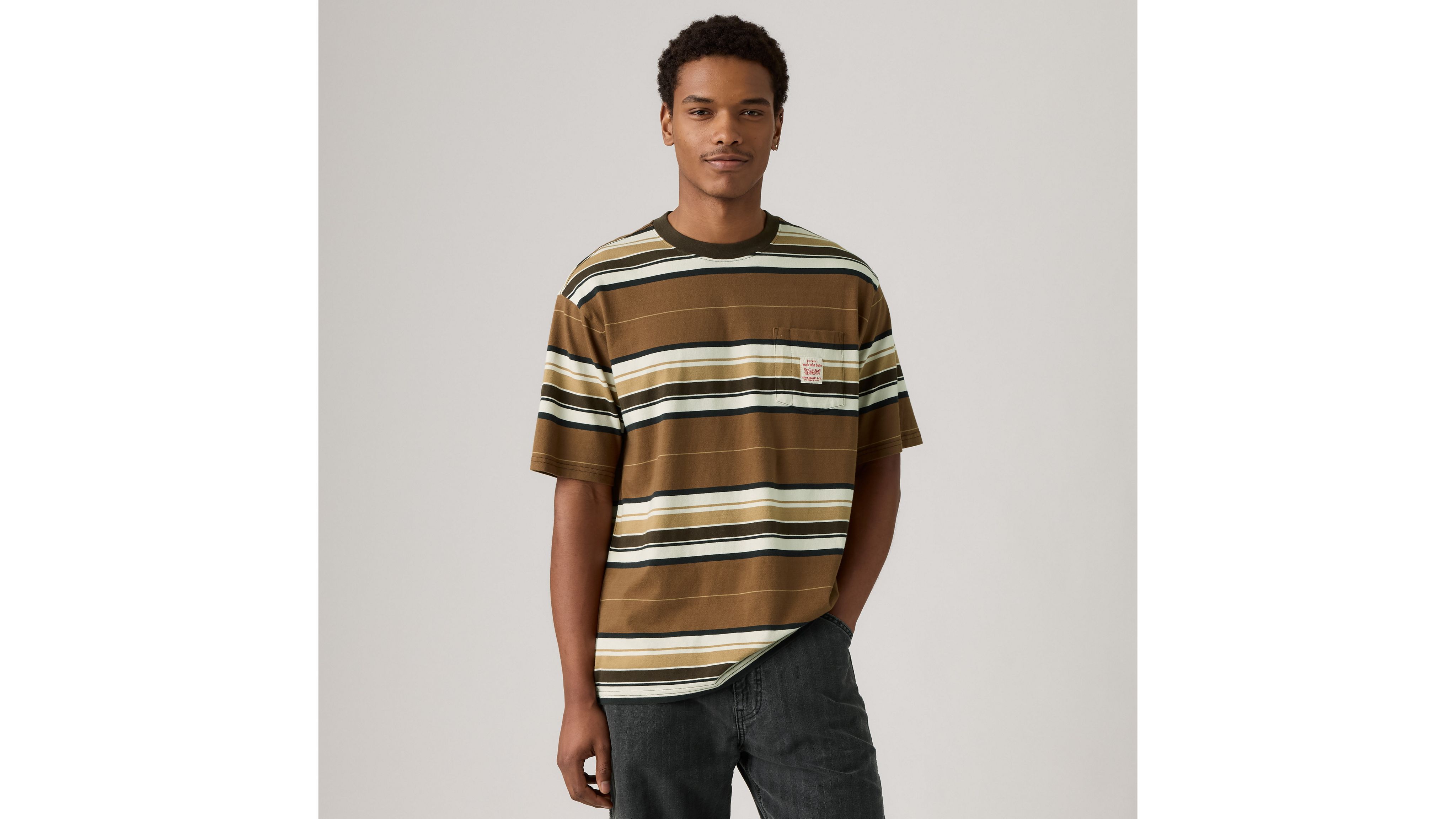 Футболка с коротким рукавом для спецодежды Levi's, Wild Frontier Printed Stripe Partridge - Brown
Футболка с коротким рукавом для спецодежды Levi's, Wild Frontier Printed Stripe Partridge - Brown