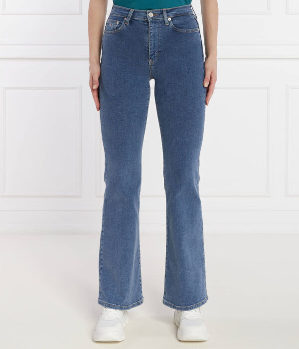 Джинсы женские Tommy Jeans клеш, синий 
Джинсы женские Tommy Jeans клеш, синий