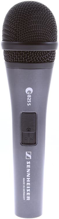 Кардиоидный динамический вокальный микрофон Sennheiser e825-S Handheld Cardioid Dynamic Microphone with On / Off Switch
Кардиоидный динамический вокальный микрофон Sennheiser e825-S Handheld Cardioid Dynamic Microphone with On / Off Switch