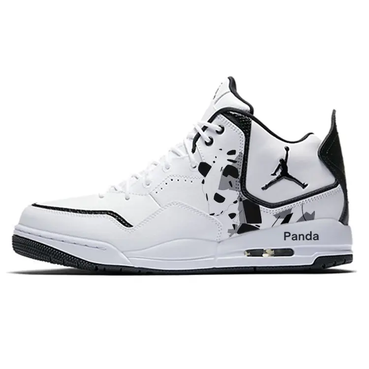 Jordan Баскетбольные кроссовки Courtside 23 с мягкой подошвой, износостойкие, нескользящие, винтажные, среднего размера, мужские, белые, черные 
Jordan Баскетбольные кроссовки Courtside 23 с мягкой подошвой, износостойкие, нескользящие, винтажные, среднего размера, мужские, белые, черные