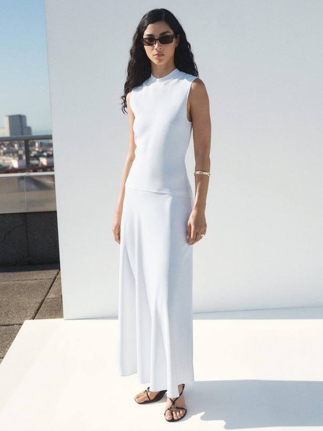 Платье макси Bima с разрезом Mango, White
Платье макси Bima с разрезом Mango, White