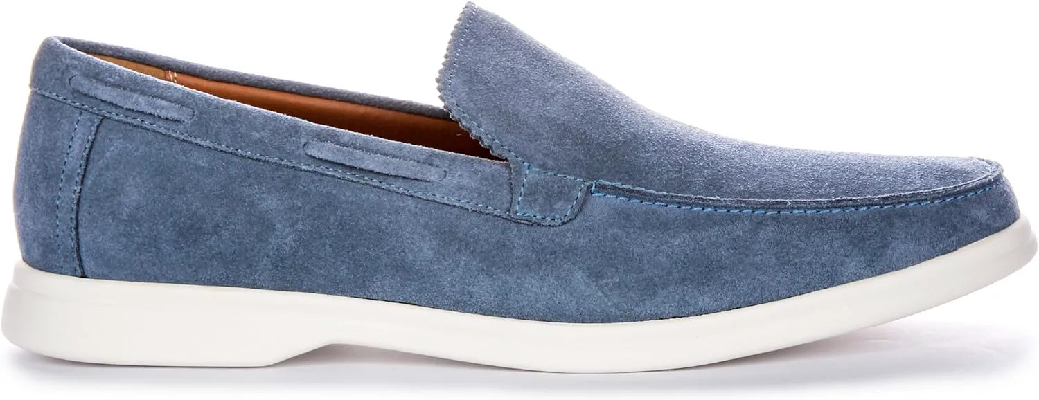 JUSTINREESS ENGLAND Мужские слипоны синие из замши и кожи Charles, удобная обувь в стиле смарт-кэжуал, синий
JUSTINREESS ENGLAND Мужские слипоны синие из замши и кожи Charles, удобная обувь в стиле смарт-кэжуал, синий