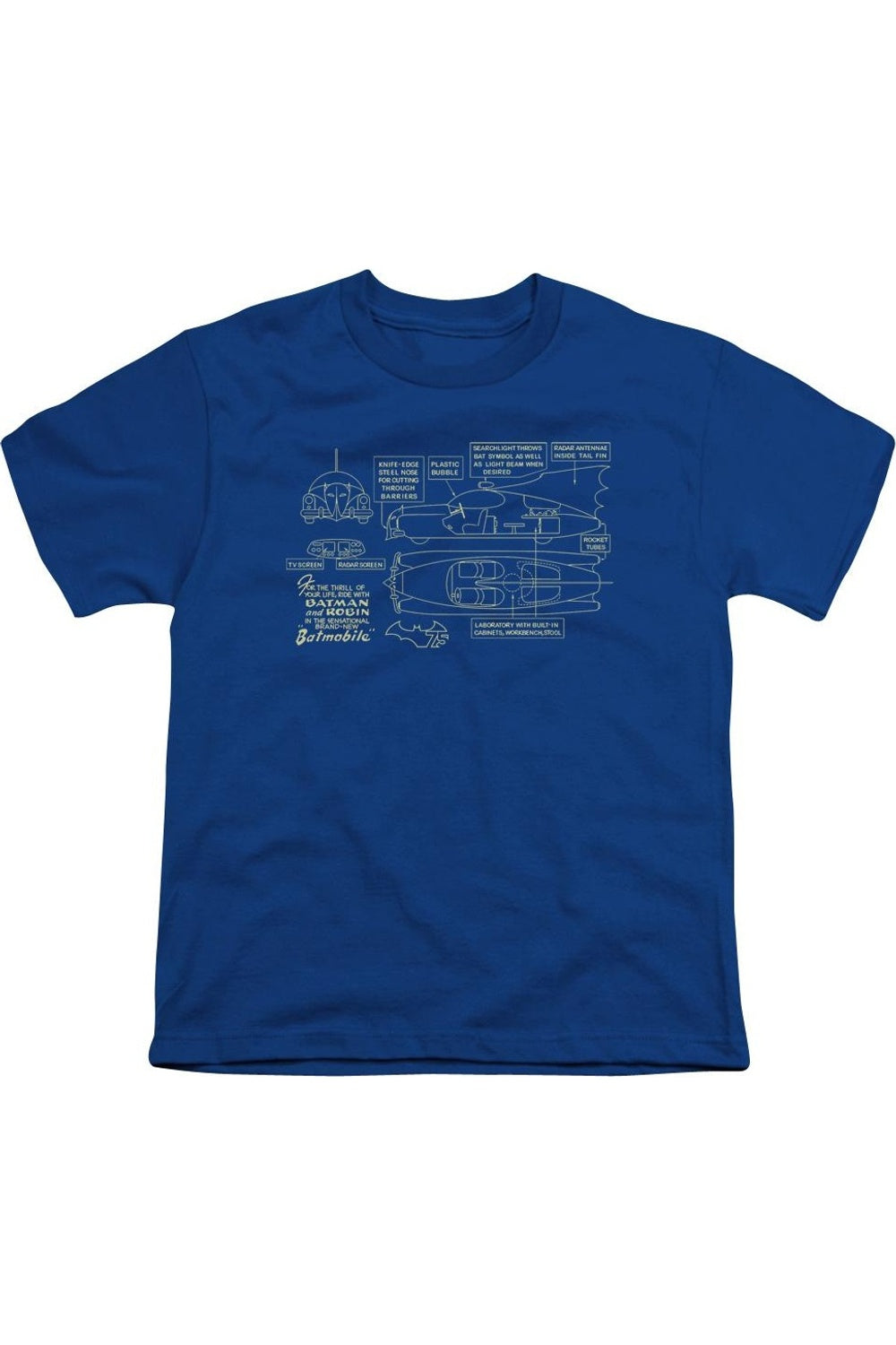 Футболка с коротким рукавом для детей с изображением Бэтмобиля Batman Gildan, синий
Футболка с коротким рукавом для детей с изображением Бэтмобиля Batman Gildan, синий