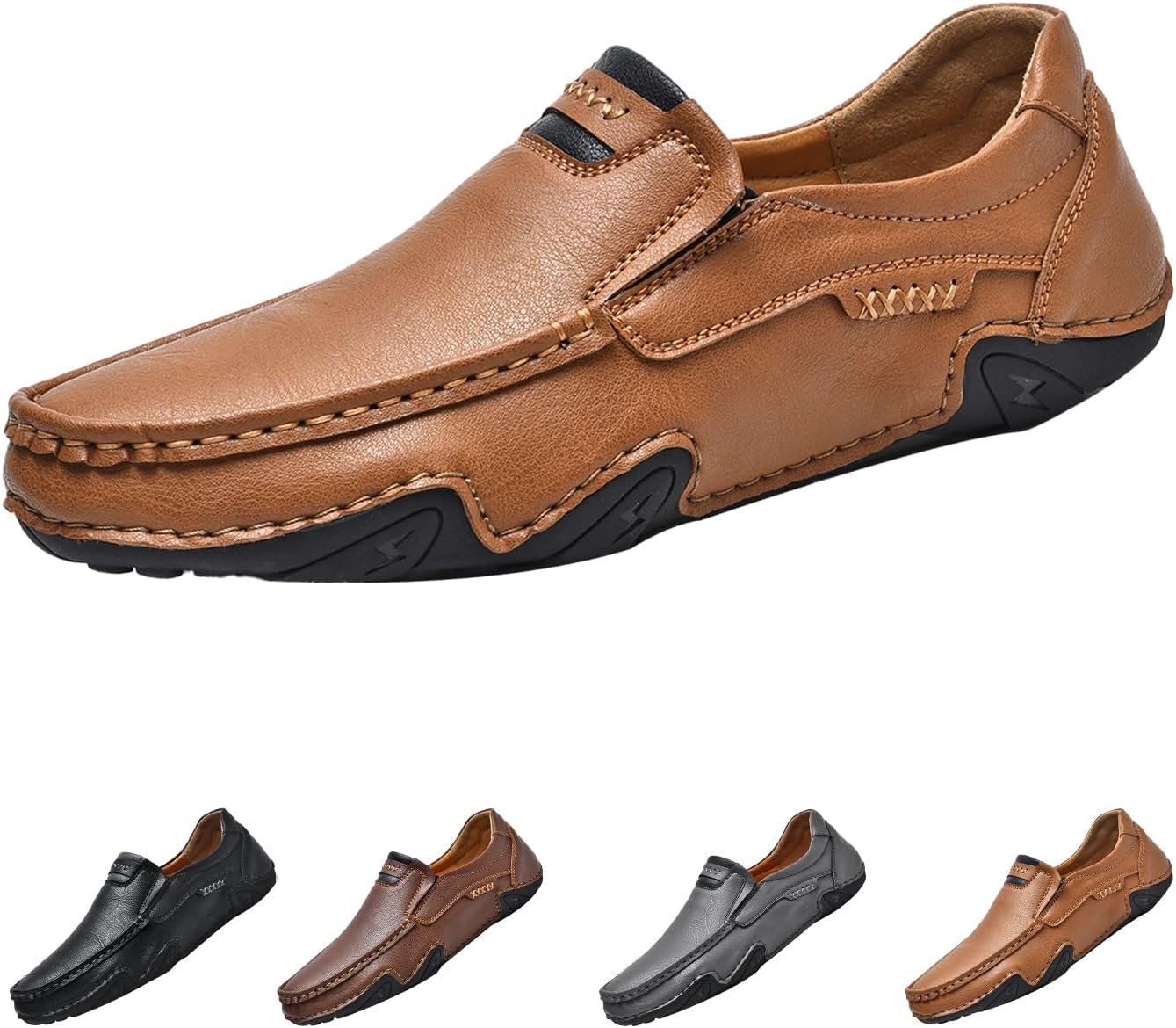 Мужские мокасины HNEOWGN для вождения, слипоны, повседневная обувь, легкие и удобные, кожаные, без каблука, плоские босоножки, желтый
Мужские мокасины HNEOWGN для вождения, слипоны, повседневная обувь, легкие и удобные, кожаные, без каблука, плоские босоножки, желтый