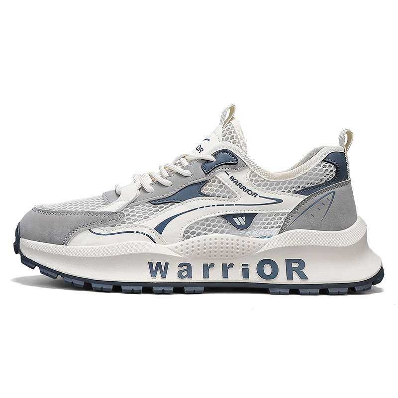 Нескользящие, износостойкие, дышащие низкие повседневные туфли для мужчин WARRIOR, Beige/Gray/Blue
Нескользящие, износостойкие, дышащие низкие повседневные туфли для мужчин WARRIOR, Beige/Gray/Blue