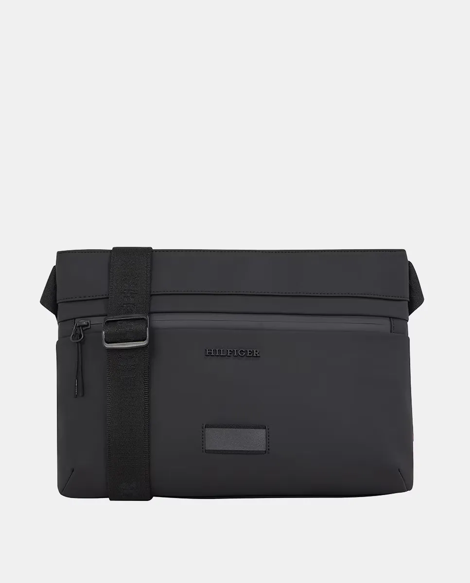 Средняя мужская сумка-бандо из экокожи с центральным логотипом Tommy Hilfiger, черный
Средняя мужская сумка-бандо из экокожи с центральным логотипом Tommy Hilfiger, черный