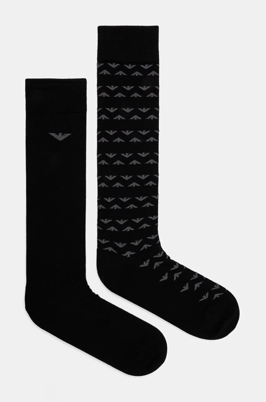 2 упаковки носков Emporio Armani Underwear, черный
2 упаковки носков Emporio Armani Underwear, черный