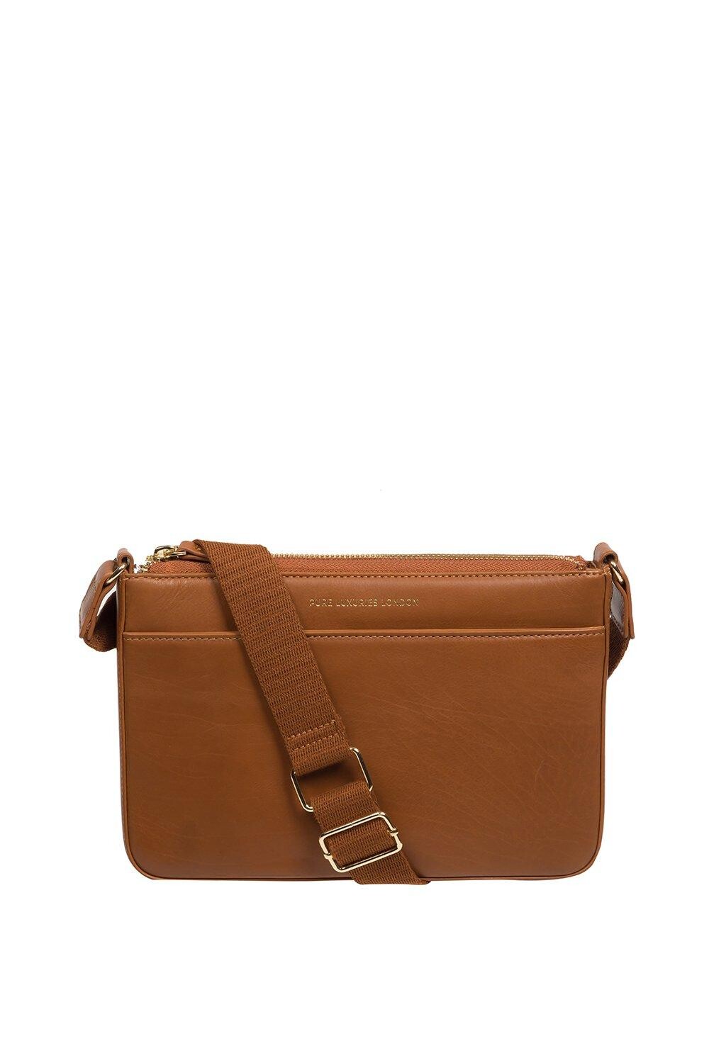 Сумка через плечо 'Raye' из кожи наппа Pure Luxuries London, коричневый
Сумка через плечо 'Raye' из кожи наппа Pure Luxuries London, коричневый