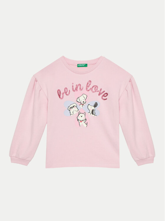 Толстовка обычного кроя United Colors Of Benetton, розовый
Толстовка обычного кроя United Colors Of Benetton, розовый