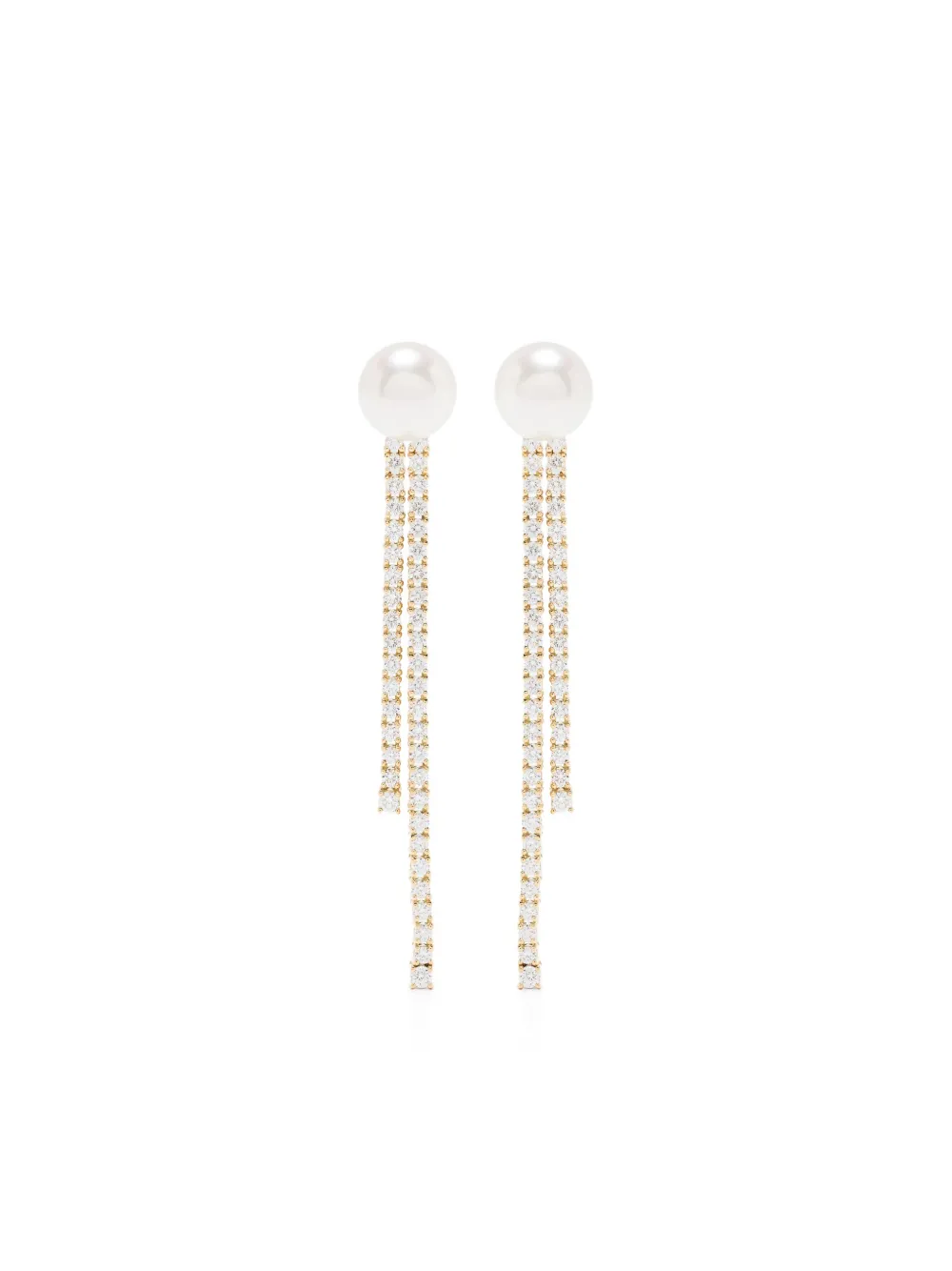 Серьги-подвески из желтого золота с бриллиантами и жемчугом Mizuki, золотой
Серьги-подвески из желтого золота с бриллиантами и жемчугом Mizuki, золотой