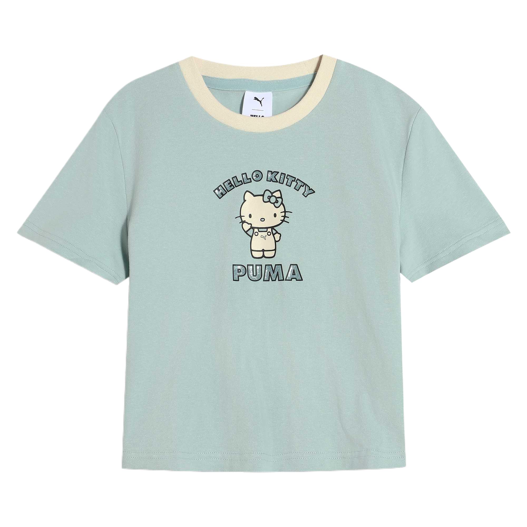 Футболка Женская X Hello Kitty PUMA, зеленый
Футболка Женская X Hello Kitty PUMA, зеленый