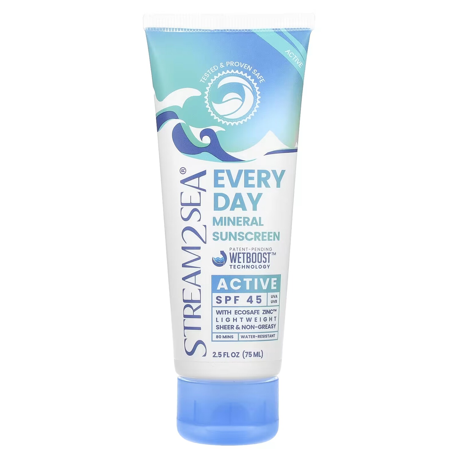 Солнцезащитное средство Stream2Sea Every Day Mineral Sunscreen Active SPF 45, 75 мл
Солнцезащитное средство Stream2Sea Every Day Mineral Sunscreen Active SPF 45, 75 мл
