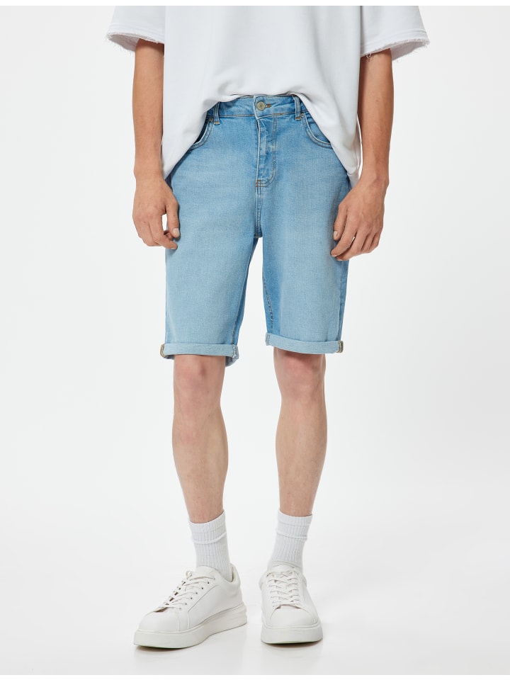 Шорты цвета светло-индиго KOTON
Шорты цвета светло-индиго KOTON