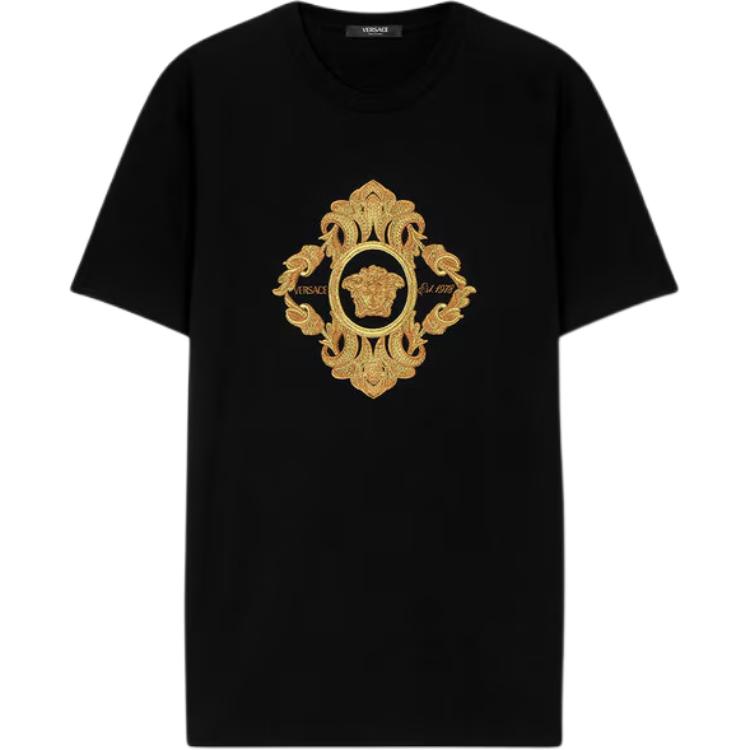 Футболка с вышитым логотипом VERSACE, черный
Футболка с вышитым логотипом VERSACE, черный