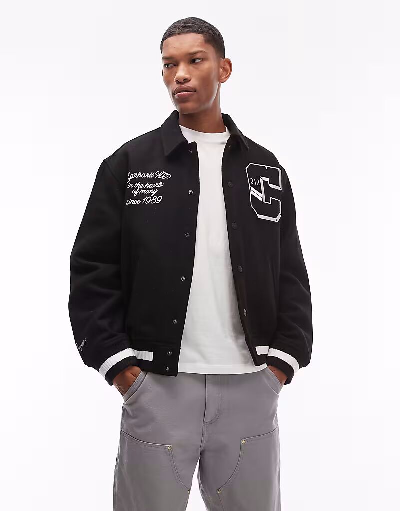 Куртка-бомбер мирового класса черного цвета Carhartt Wip
Куртка-бомбер мирового класса черного цвета Carhartt Wip