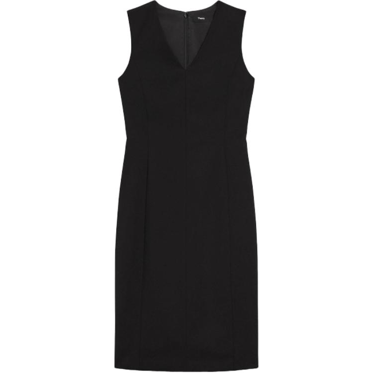 Женское черное платье без рукавов THEORY 
Женское черное платье без рукавов THEORY