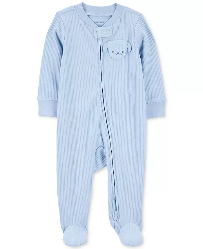 Пижама для мальчиков Baby Boys с карманом в виде собаки, ребристая, для сна и игр Carter's, синий
Пижама для мальчиков Baby Boys с карманом в виде собаки, ребристая, для сна и игр Carter's, синий