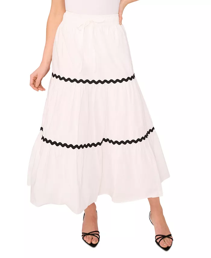 Женская макси-юбка с отделкой в виде рюш Rickrack-Trim CeCe, белый
Женская макси-юбка с отделкой в виде рюш Rickrack-Trim CeCe, белый