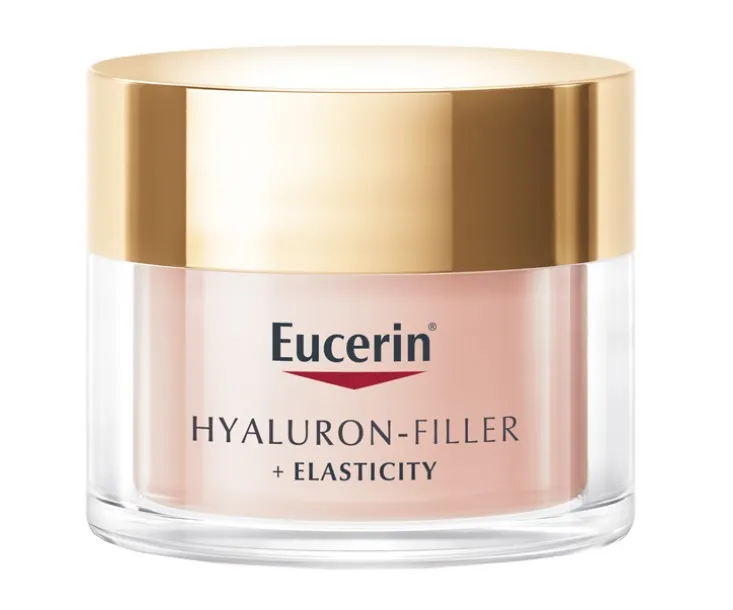 Eucerin Hyaluron-Filler + Elasticity Розовый дневной крем SPF 30 против старения
Eucerin Hyaluron-Filler + Elasticity Розовый дневной крем SPF 30 против старения