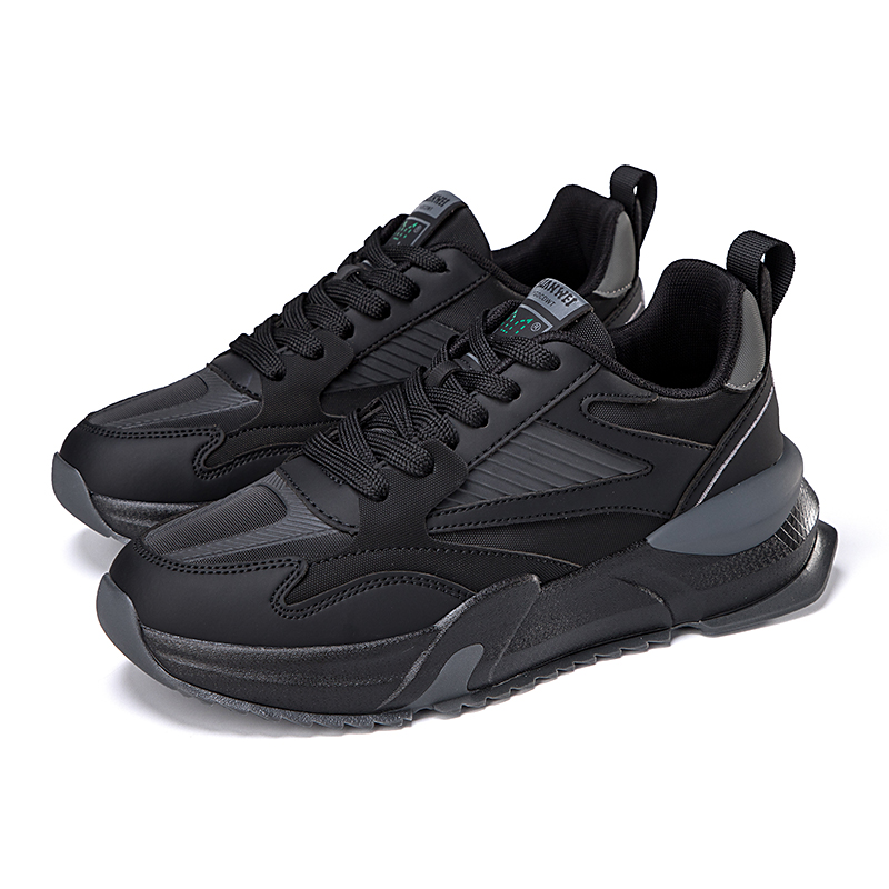 Амортизирующие устойчивые к истиранию нескользящие дышащие низкие повседневные кроссовки Men's Huanwei, черный серый
Амортизирующие устойчивые к истиранию нескользящие дышащие низкие повседневные кроссовки Men's Huanwei, черный серый