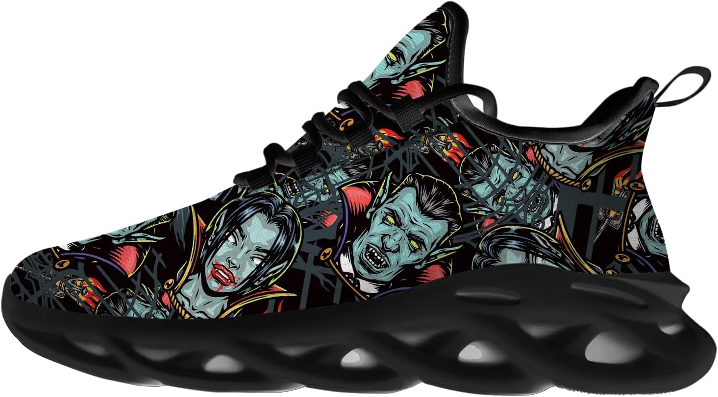 Кроссовки Ciadoon на Хэллоуин для женщин и мужчин, для бега по дороге, ходьбы и тенниса, дышащие, легкие, подарок для мужчин и женщин, зеленый
Кроссовки Ciadoon на Хэллоуин для женщин и мужчин, для бега по дороге, ходьбы и тенниса, дышащие, легкие, подарок для мужчин и женщин, зеленый