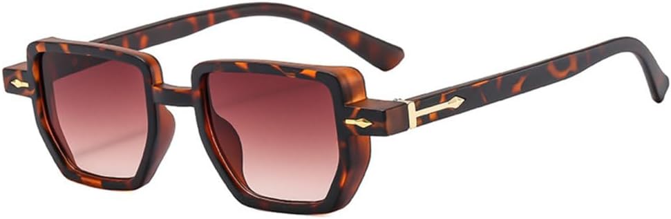 LVTFCO Модные маленькие солнцезащитные очки для женщин UV400 в винтажном панк-стиле с заклепками, женские многоугольные очки, мужские градиентные солнцезащитные очки, Leopard Tea Gradient
LVTFCO Модные маленькие солнцезащитные очки для женщин UV400 в винтажном панк-стиле с заклепками, женские многоугольные очки, мужские градиентные солнцезащитные очки, Leopard Tea Gradient