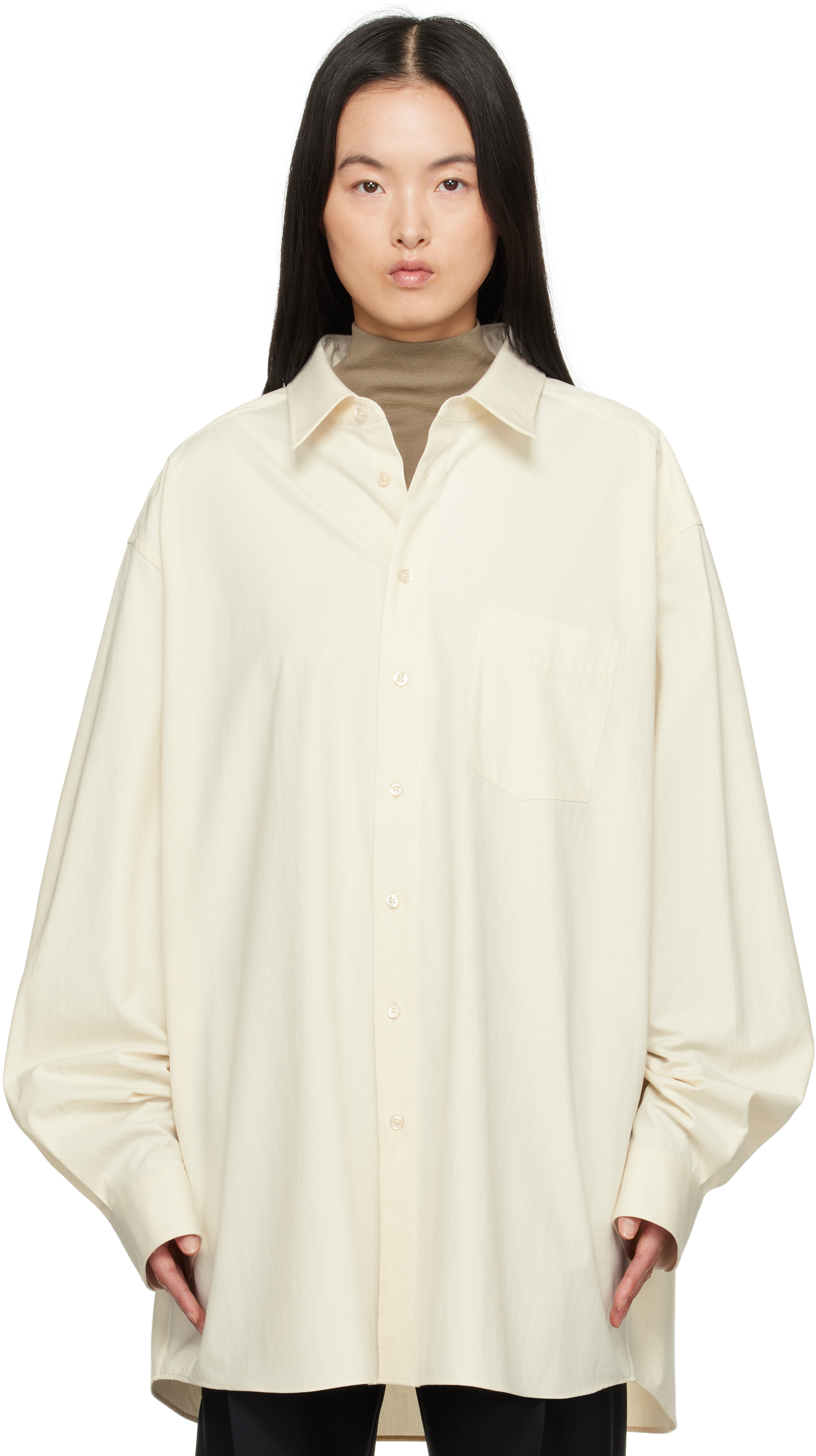 Рубашка свободного покроя Off-White Maison Margiela
Рубашка свободного покроя Off-White Maison Margiela