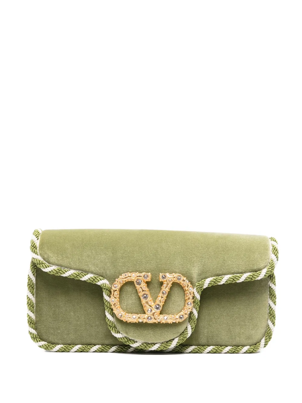 Декорированная сумка на плечо Valentino Garavani, зеленый
Декорированная сумка на плечо Valentino Garavani, зеленый