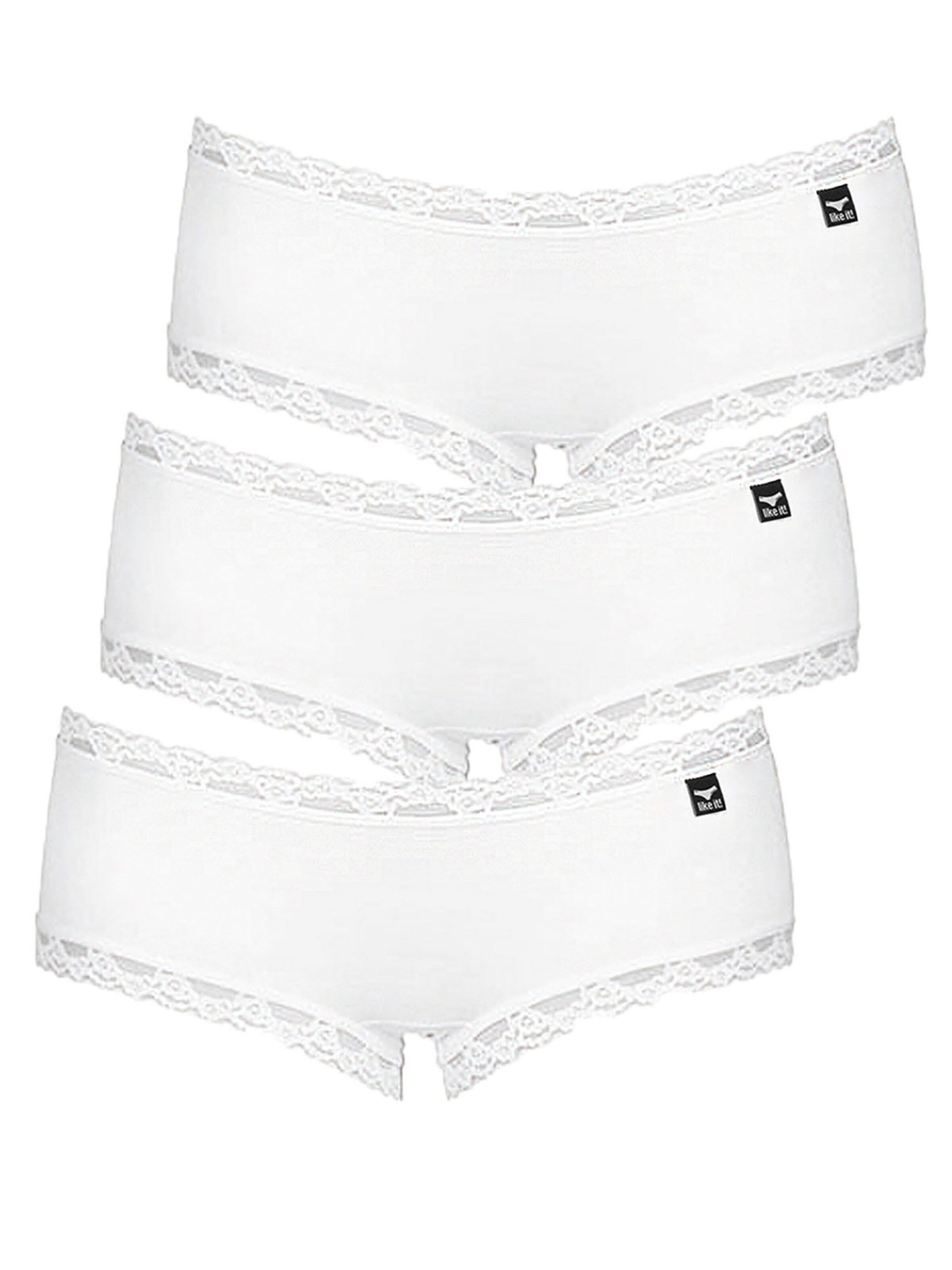 Like it! Трусы Boyshorts 'Olivia' в цвете White
Like it! Трусы Boyshorts 'Olivia' в цвете White