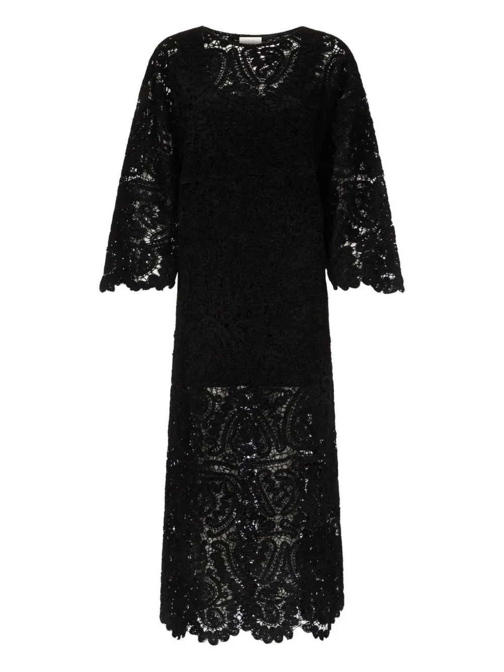 Платье миди CIKO в технике кроше с рукавами колокол LouLou de Saison, черный
Платье миди CIKO в технике кроше с рукавами колокол LouLou de Saison, черный