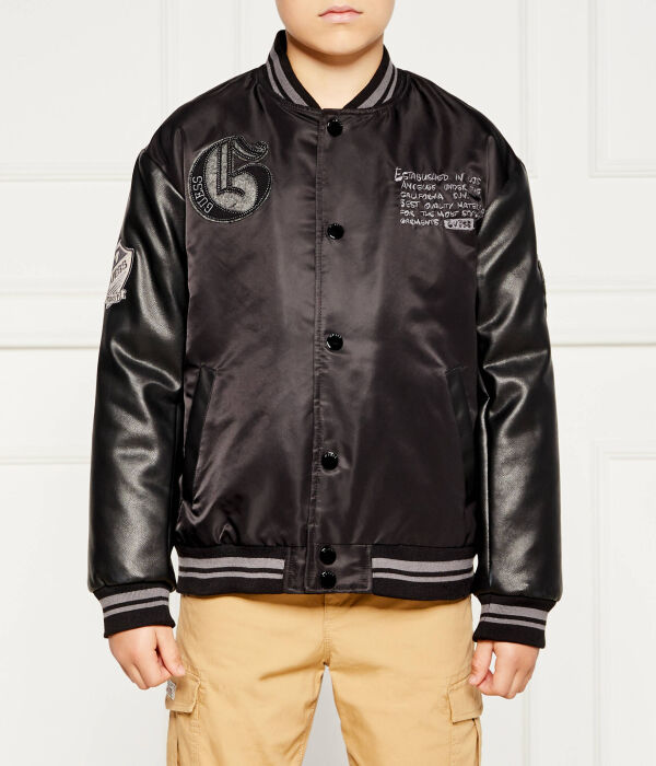 Куртка-Бомбер Regular fit Guess, черный 
Куртка-Бомбер Regular fit Guess, черный