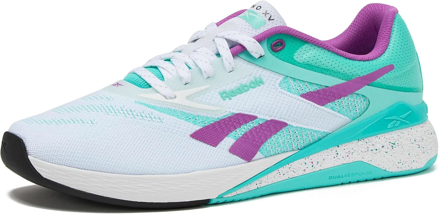 Мужские кроссовки Reebok Nano X5, для кросс-тренинга и легкого бега, белый/фиолетовый
Мужские кроссовки Reebok Nano X5, для кросс-тренинга и легкого бега, белый/фиолетовый