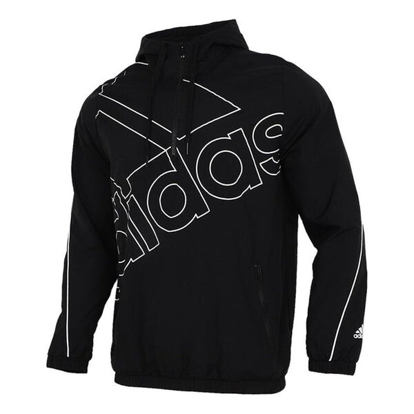 Куртка adidas M Favs Q1 Wb Large Logo Printing Sports Hooded Jacket Black, черный 
Куртка adidas M Favs Q1 Wb Large Logo Printing Sports Hooded Jacket Black, черный