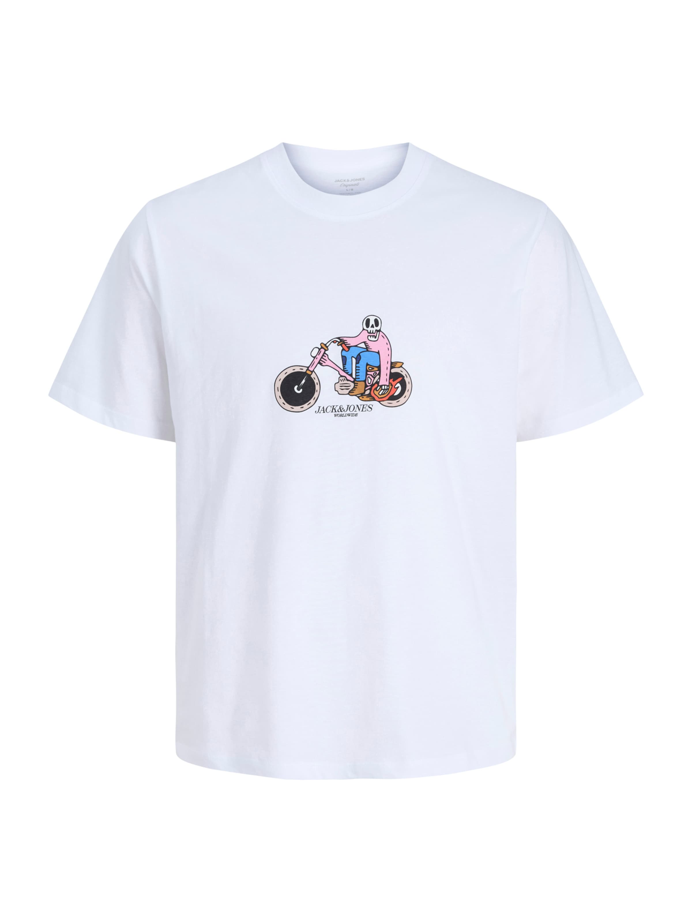 Jack & Jones Plus Футболка 'JORCATSKILLS' в белом цвете
Jack & Jones Plus Футболка 'JORCATSKILLS' в белом цвете