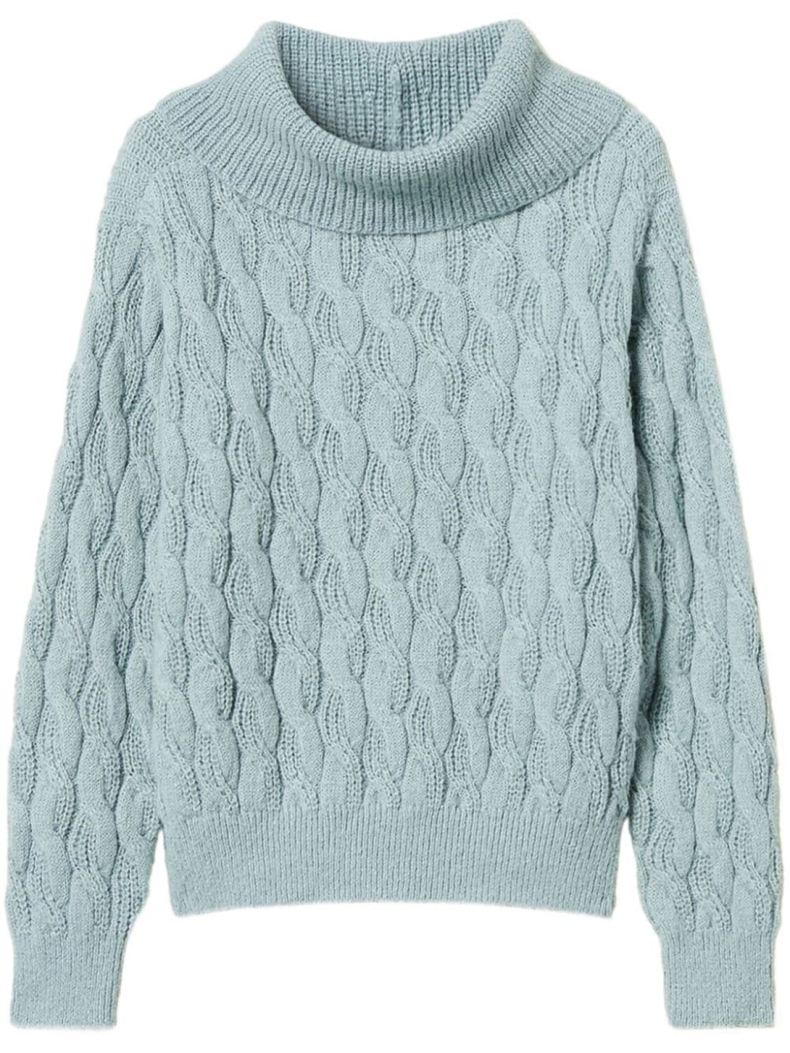 Свитер TWINSET с косами, синий
Свитер TWINSET с косами, синий