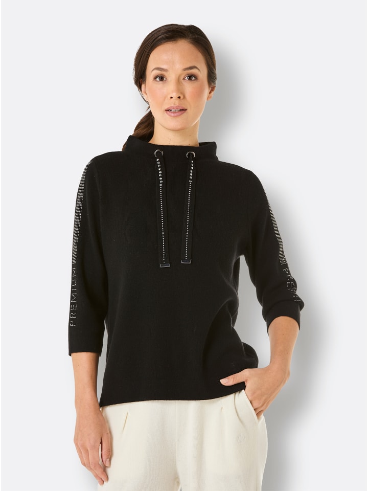 Шерстяной свитер черного цвета creation L
Шерстяной свитер черного цвета creation L