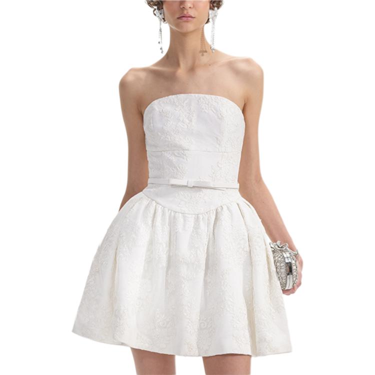 Self-portrait Женское платье без рукавов цвета слоновой кости Self portrait
Self-portrait Женское платье без рукавов цвета слоновой кости Self portrait