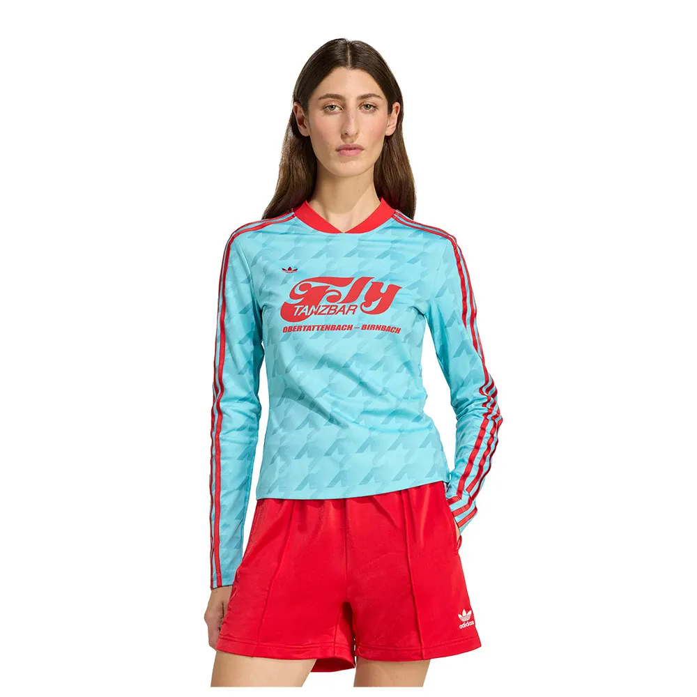 Футболка с длинным рукавом adidas Originals Graphic Football Allover Print Bodycon, синий
Футболка с длинным рукавом adidas Originals Graphic Football Allover Print Bodycon, синий