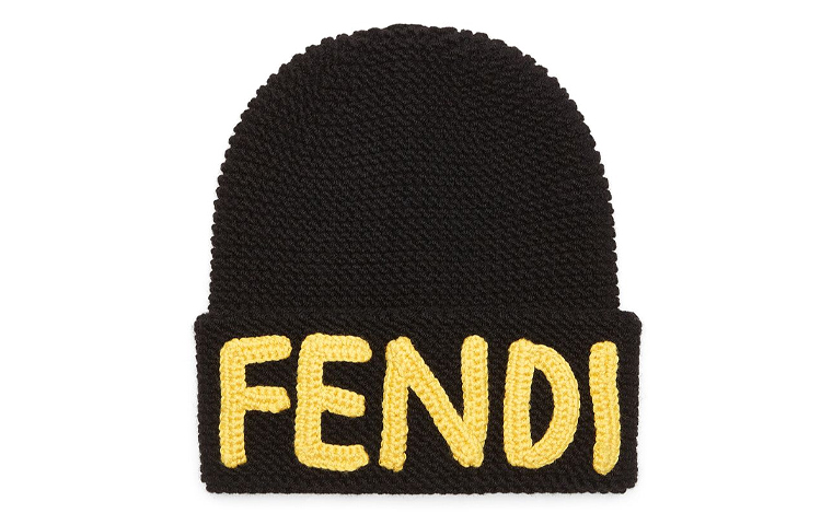 Унисекс-бини FENDI, желтый/черный
Унисекс-бини FENDI, желтый/черный