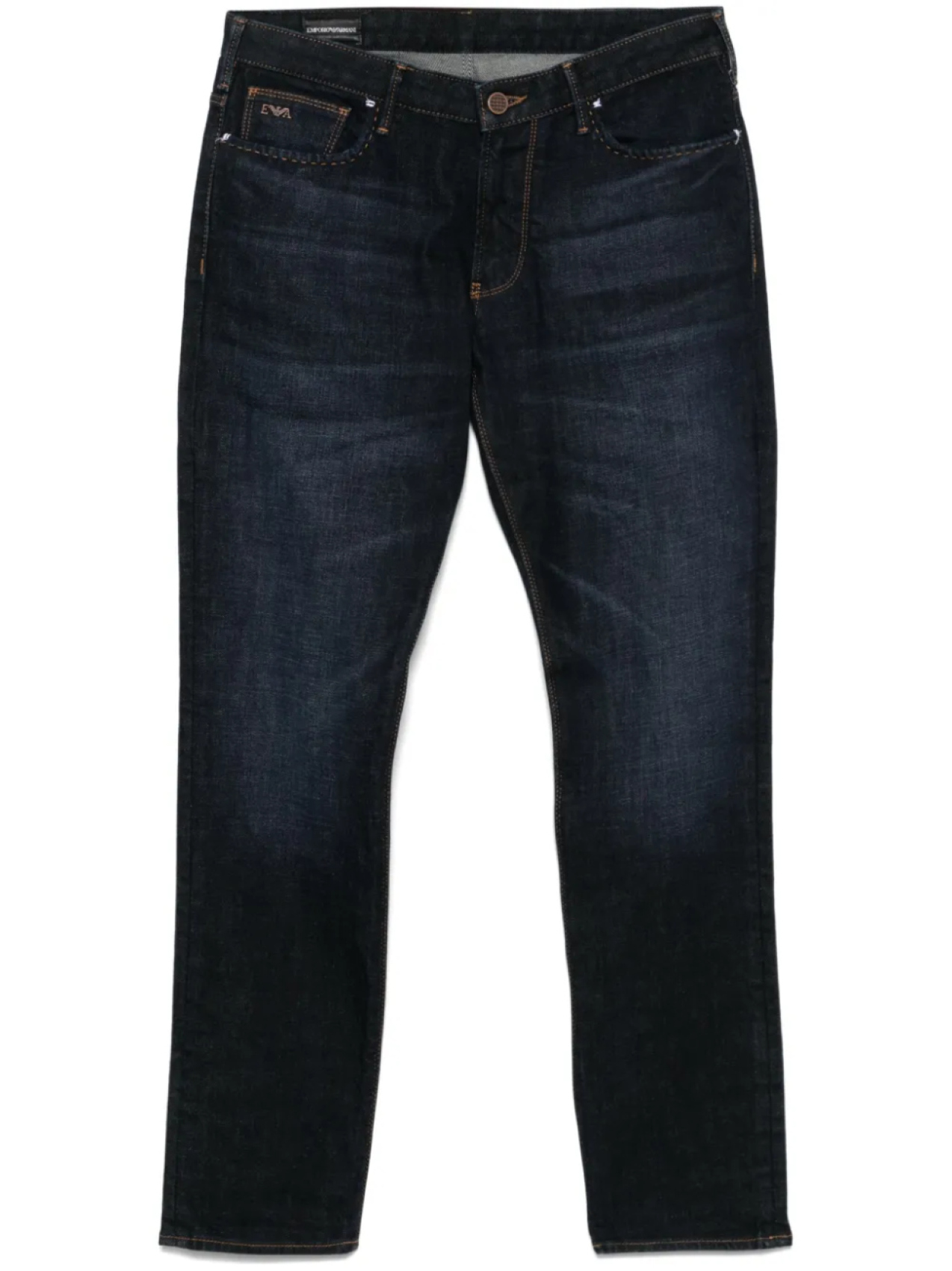 Джинсы с логотипом Emporio Armani, синий 
Джинсы с логотипом Emporio Armani, синий