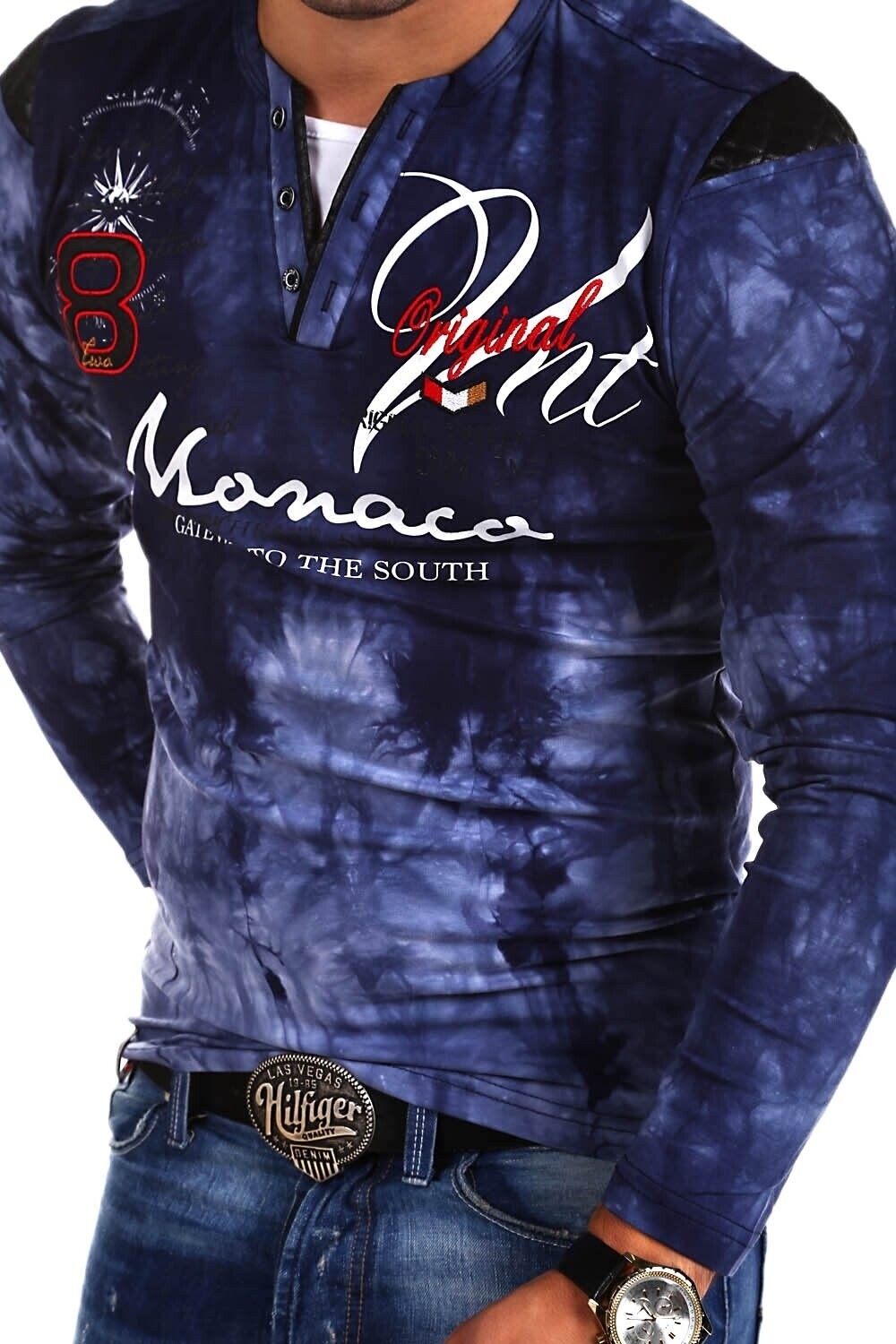 Лонгслив behype Langarmshirt P Monaco, темно синий
Лонгслив behype Langarmshirt P Monaco, темно синий