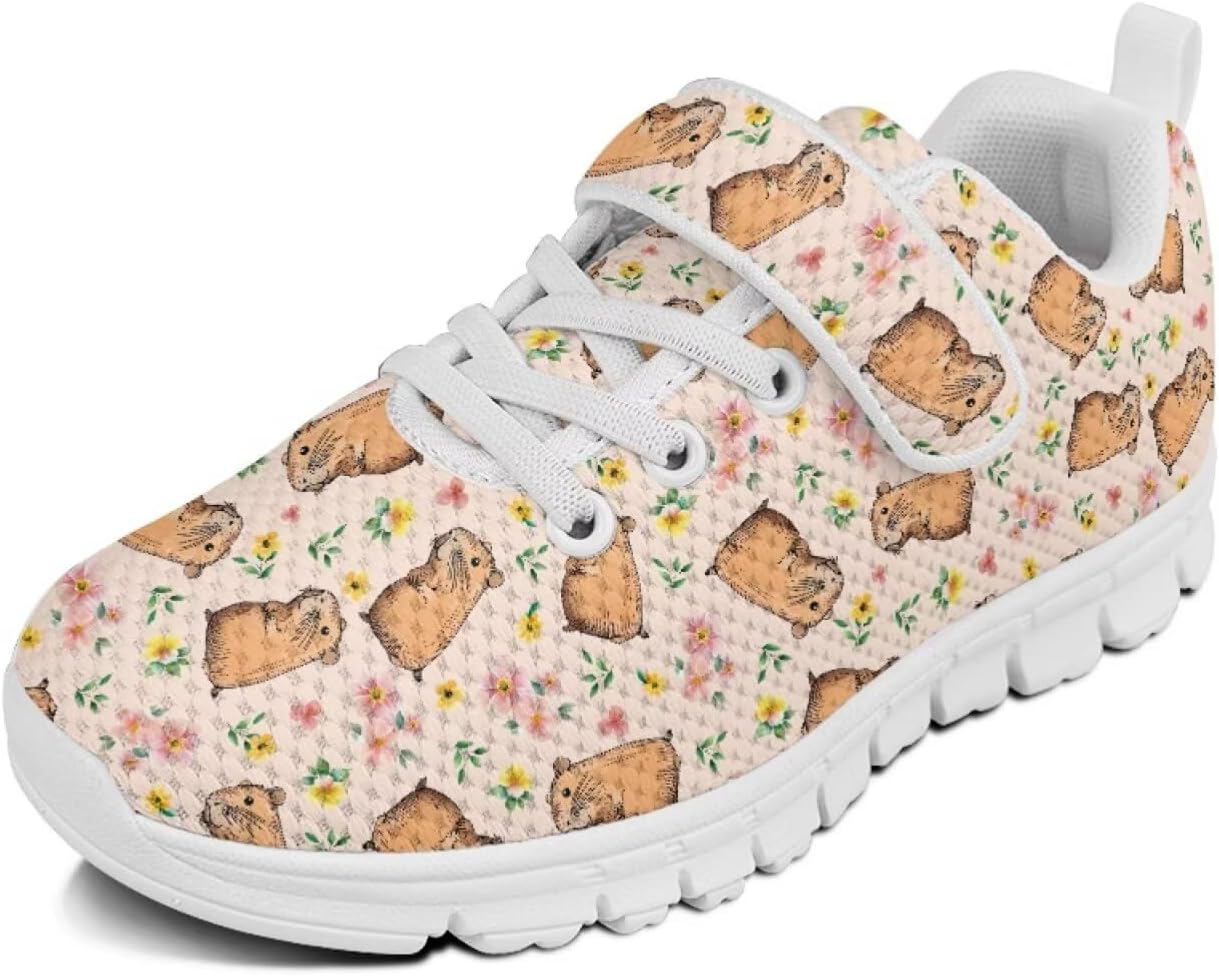 Кроссовки с животным принтом для мальчиков и девочек, обувь для ходьбы, модный дизайн, с одной пряжкой, теннисные кроссовки, дышащие, легкие, идеальные для детей Watdotory, Colourful Flower Capybara
Кроссовки с животным принтом для мальчиков и девочек, обувь для ходьбы, модный дизайн, с одной пряжкой, теннисные кроссовки, дышащие, легкие, идеальные для детей Watdotory, Colourful Flower Capybara