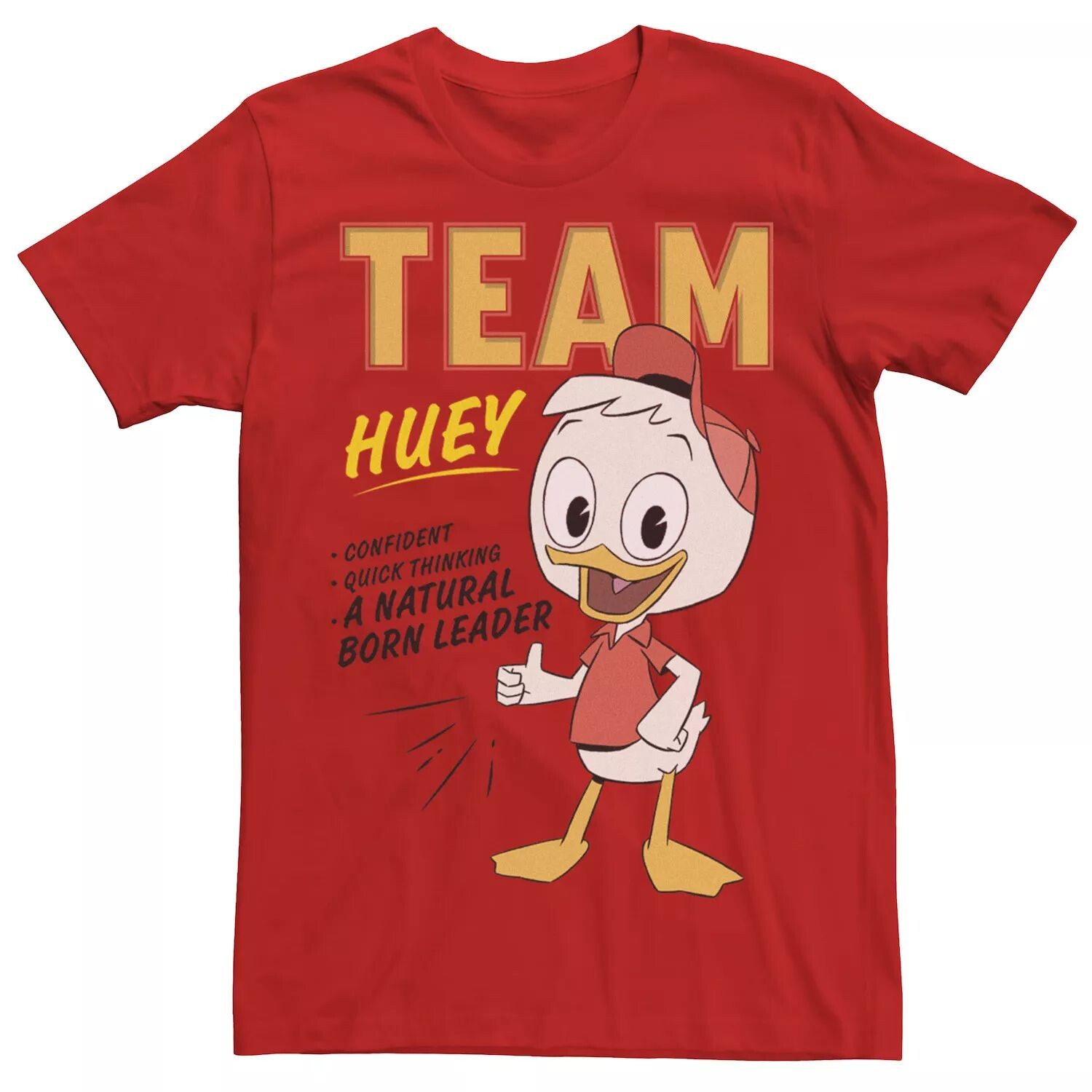 Мужская футболка Disney DuckTales Team Huey Natural Born Leader Licensed Character
Мужская футболка Disney DuckTales Team Huey Natural Born Leader Licensed Character