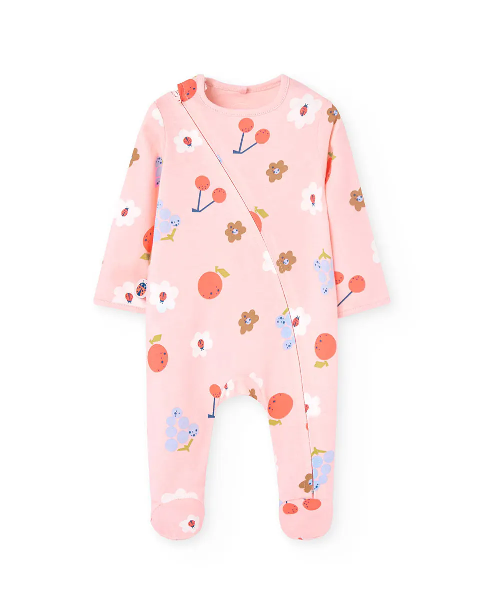 Хлопковый комбинезон для девочки с принтом Boboli, цвет Rosa
Хлопковый комбинезон для девочки с принтом Boboli, цвет Rosa