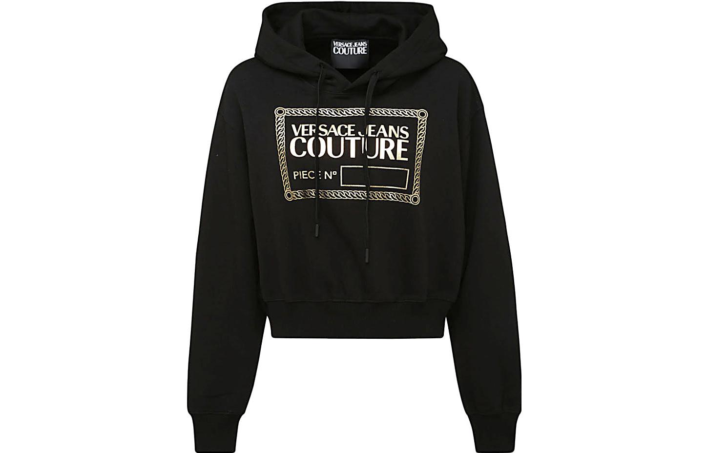 Худи с принтом логотипа на шнурке VERSACE JEANS COUTURE, черный
Худи с принтом логотипа на шнурке VERSACE JEANS COUTURE, черный