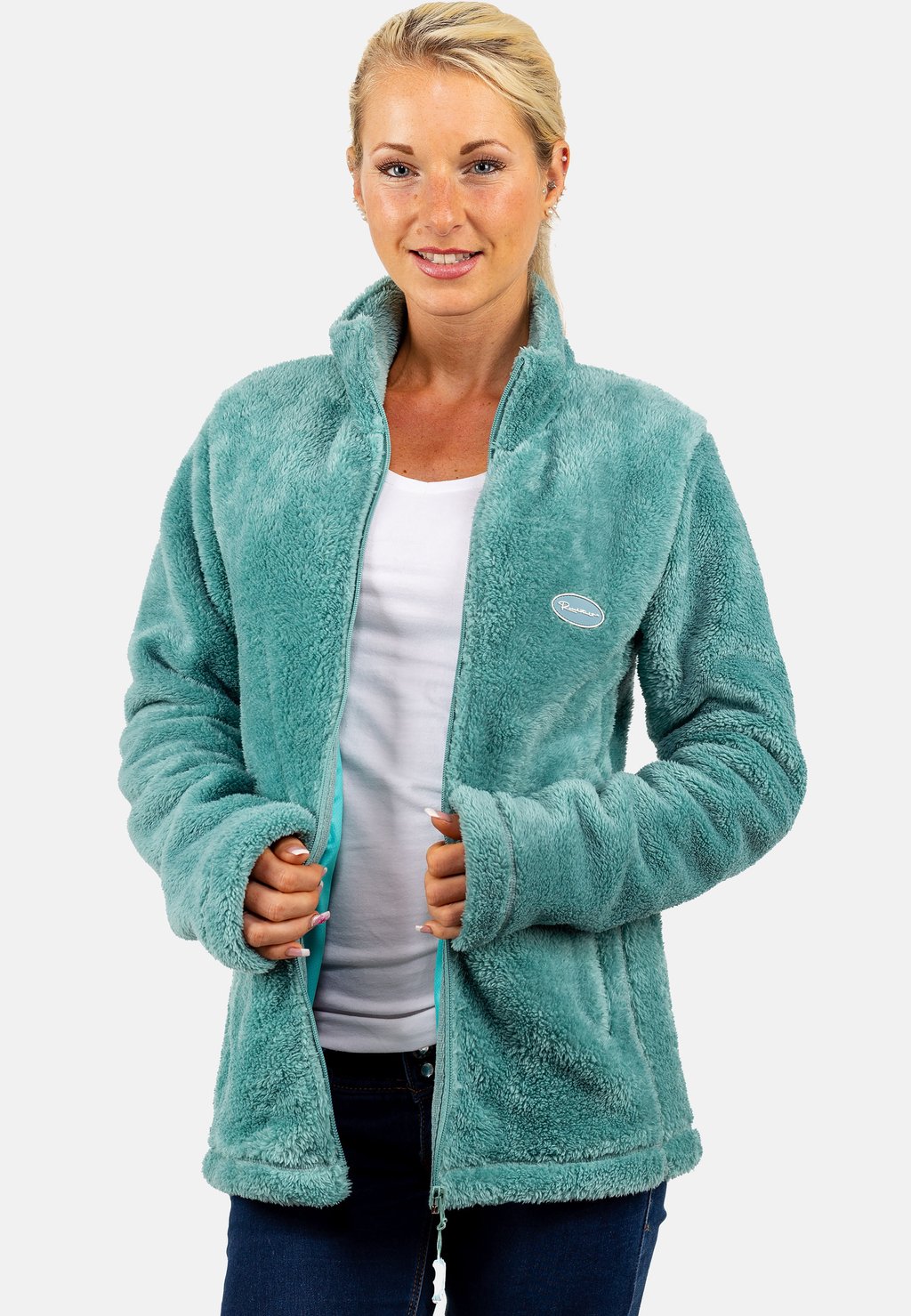 Флисовая куртка Reichstadt, бирюзовый 
Флисовая куртка Reichstadt, бирюзовый