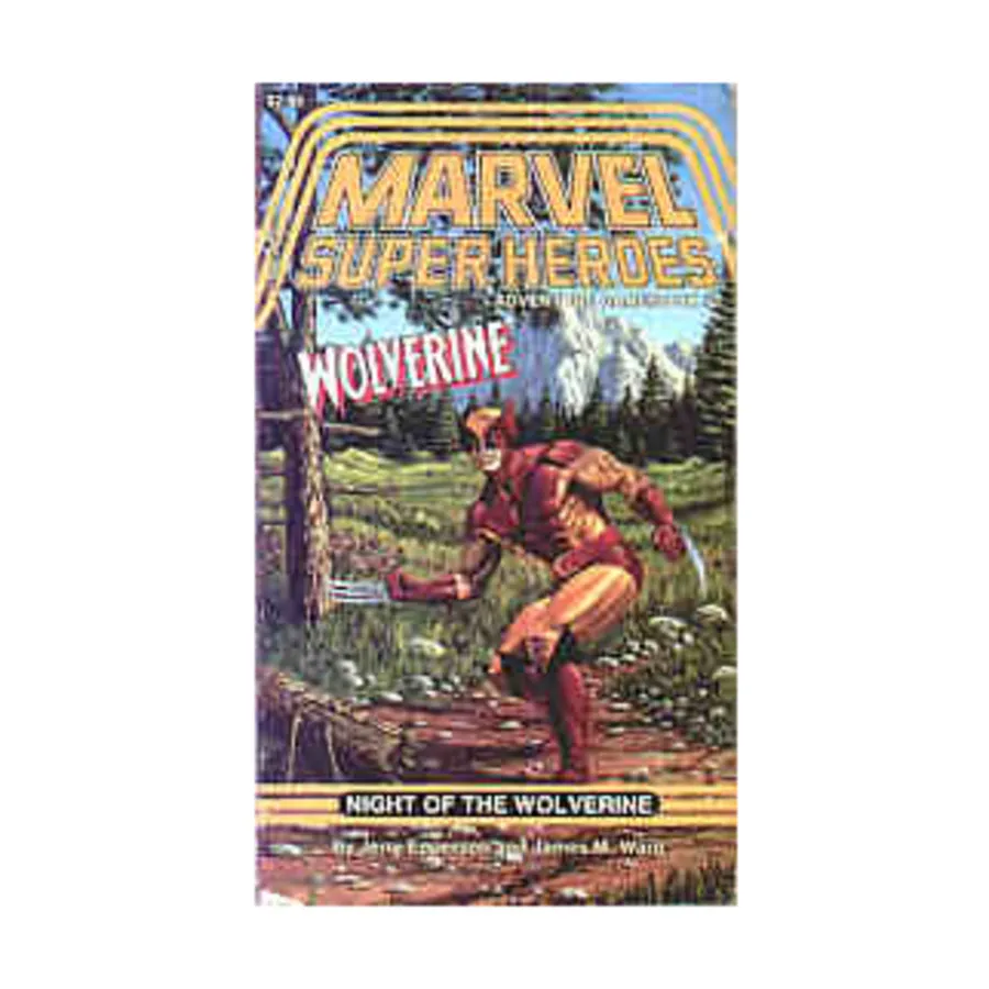 Роман в мягкой обложке Marvel Super Heroes Gamebook #3 - Wolverine in Night of the Wolverine, Marvel Super Heroes (TSR)
Роман в мягкой обложке Marvel Super Heroes Gamebook #3 - Wolverine in Night of the Wolverine, Marvel Super Heroes (TSR)